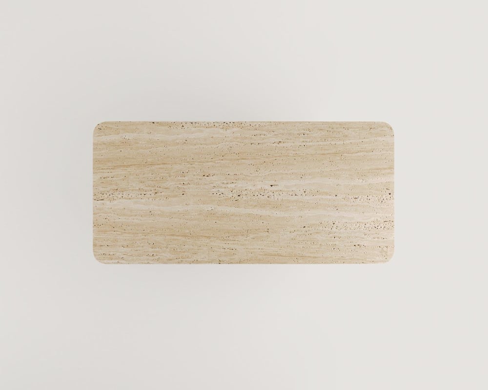 Calandha -Traverten Yemek Masası