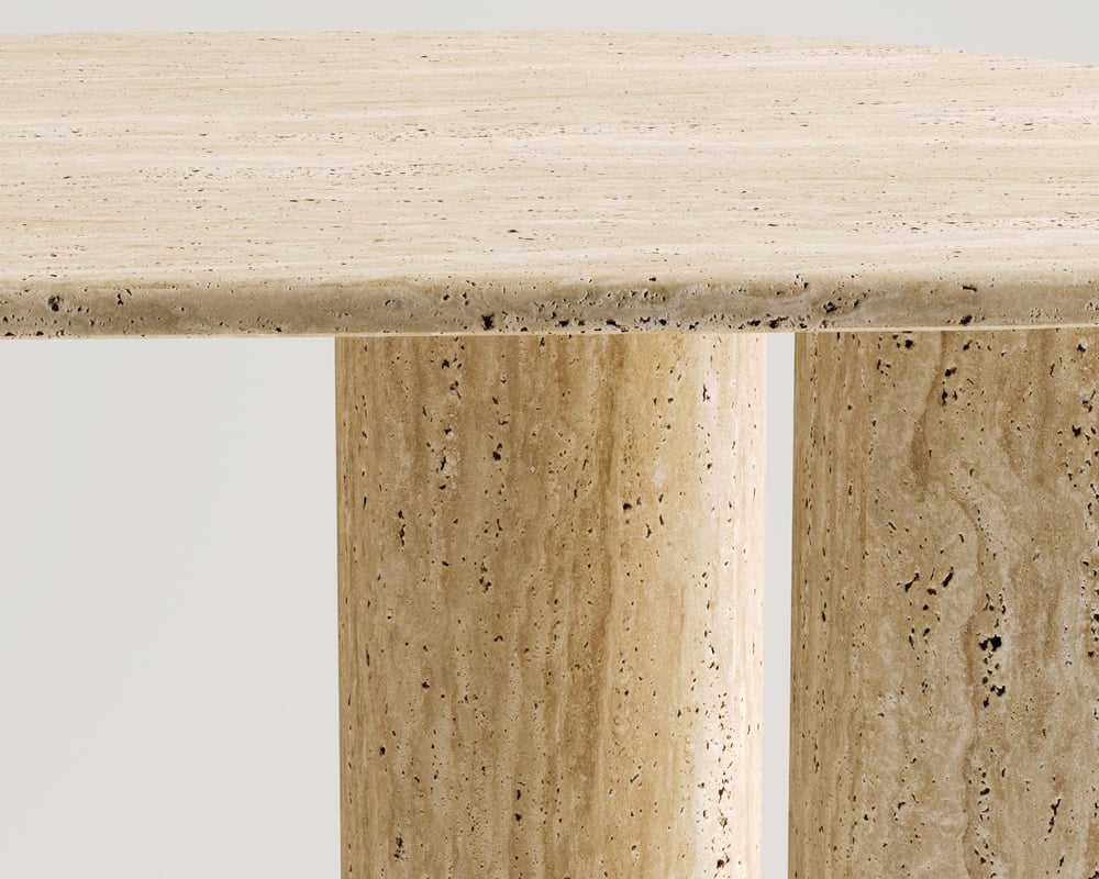 Dorian-Traverten Ofis Masası