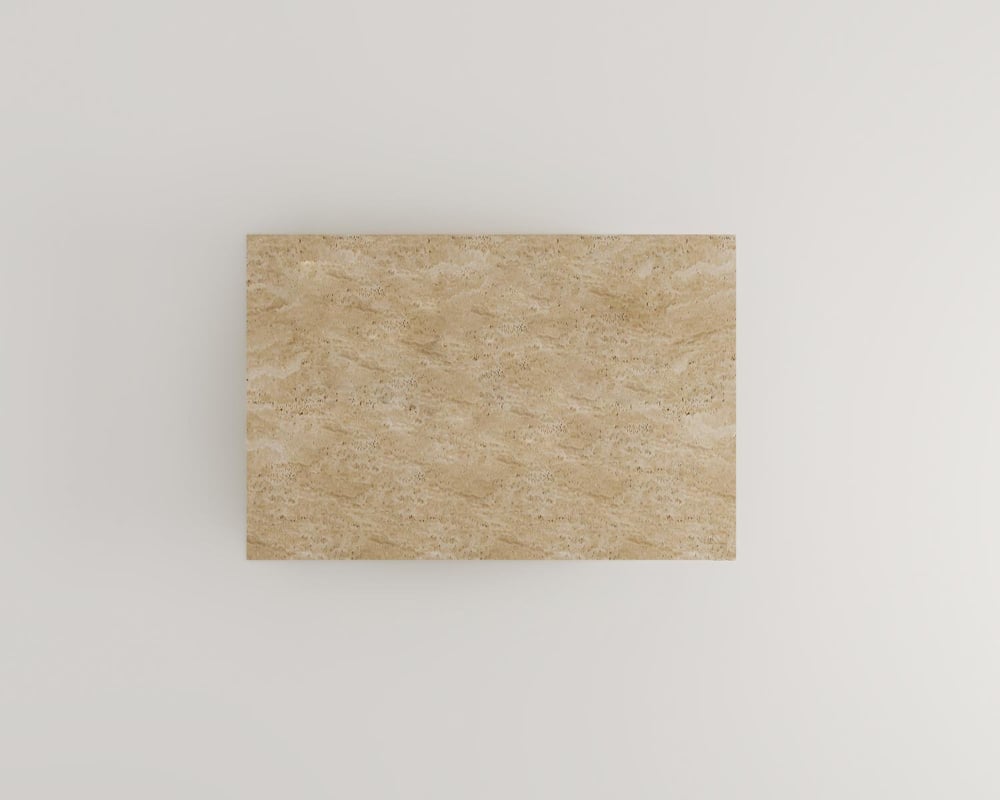 Laurel-Travertin Couchtisch