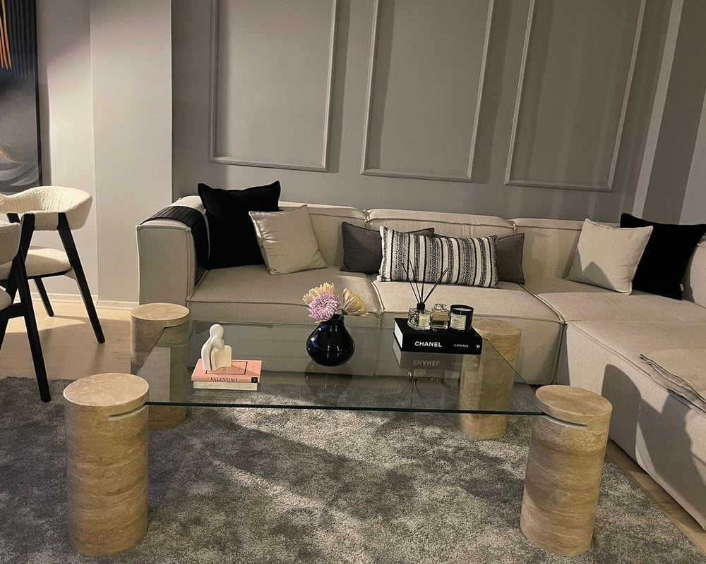 London-Pieds de vérin enfichables Table centrale