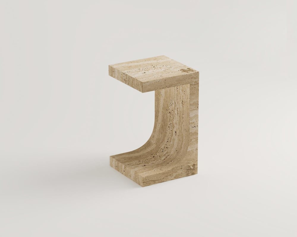 Lush-Traverten Yan Sehpa