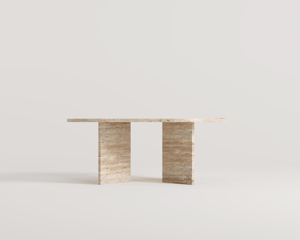 Pearl-Travertine coffee table