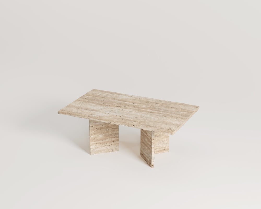 Pearl-Travertine coffee table