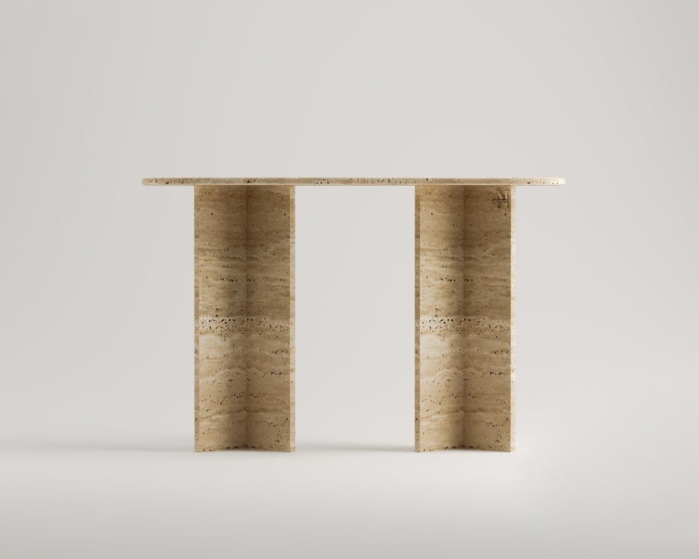 Rose-Traverten Dresuar