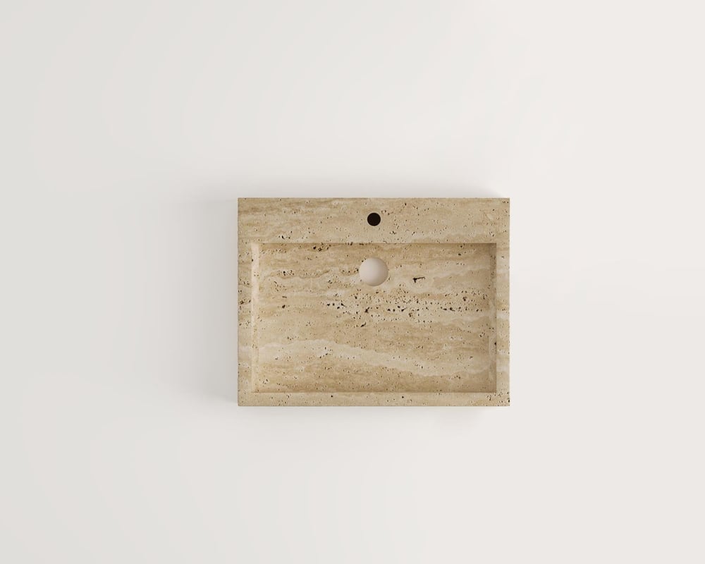 Tori - Traverten Lavabo