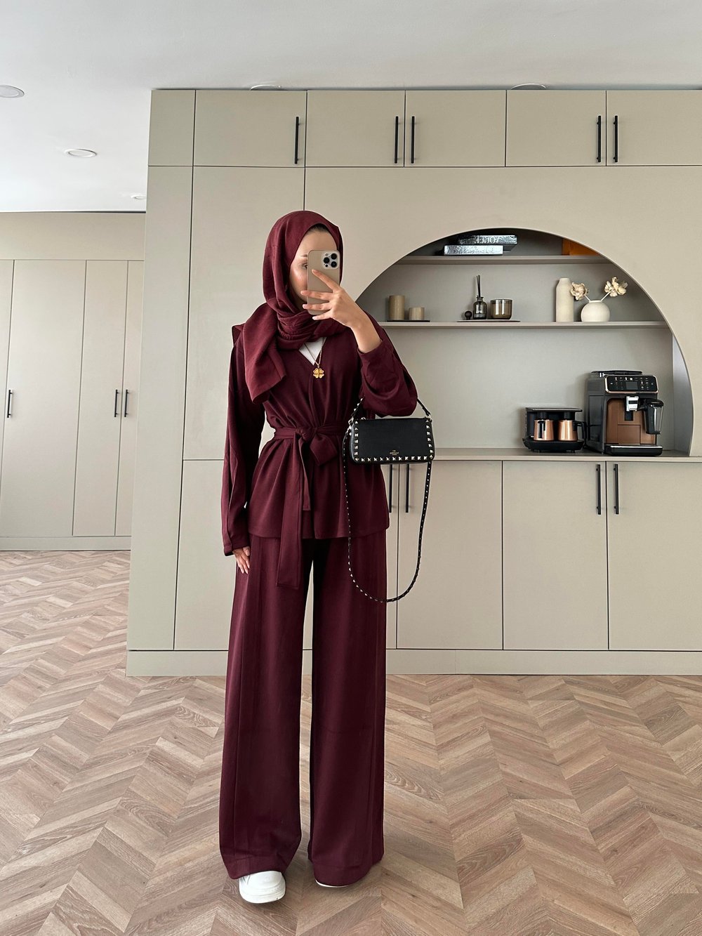 Akira Oysh Pantolonlu Takım Bordo