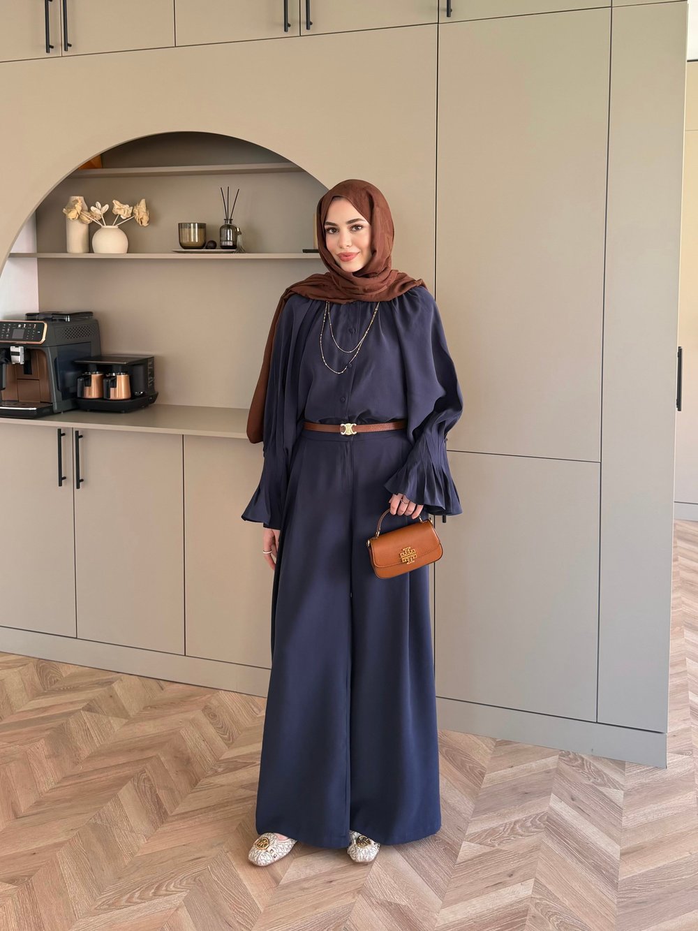 Allow Düğmeli Pantolonlu Takım Lacivert (3079)