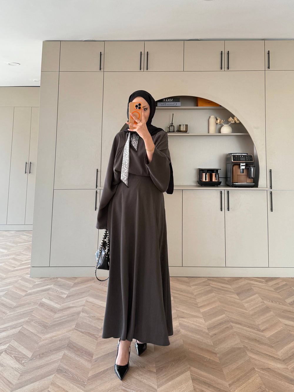 Arve Flar Detaylı Etekli Takım Haki (2295)