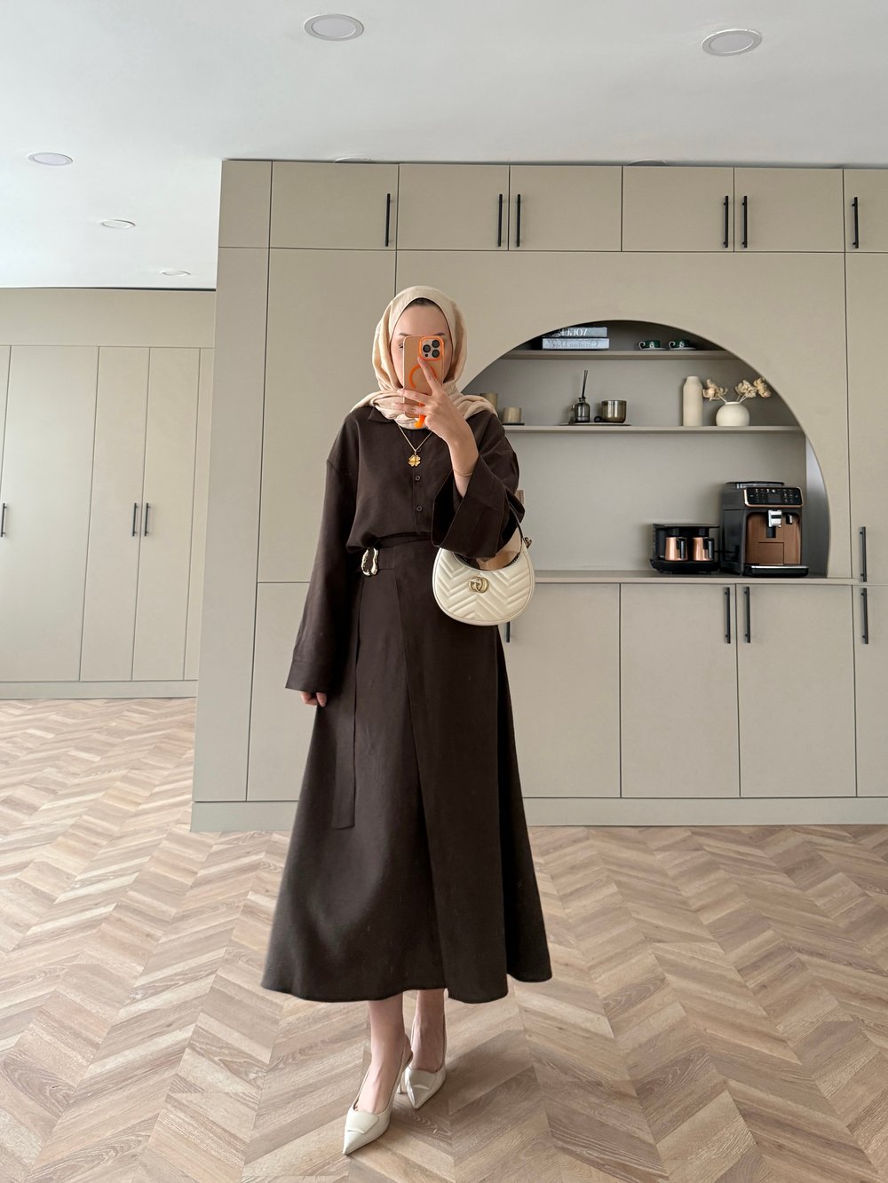 Ashley Modal Etekli Takım Acı Kahve (2302)