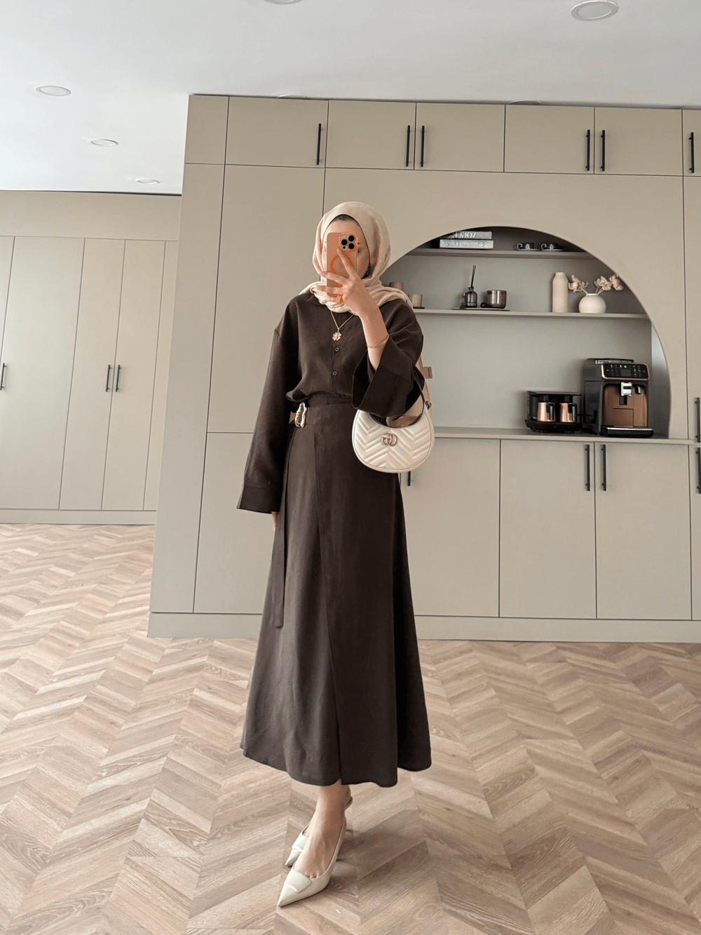 Ashley Modal Etekli Takım Acı Kahve (2302)