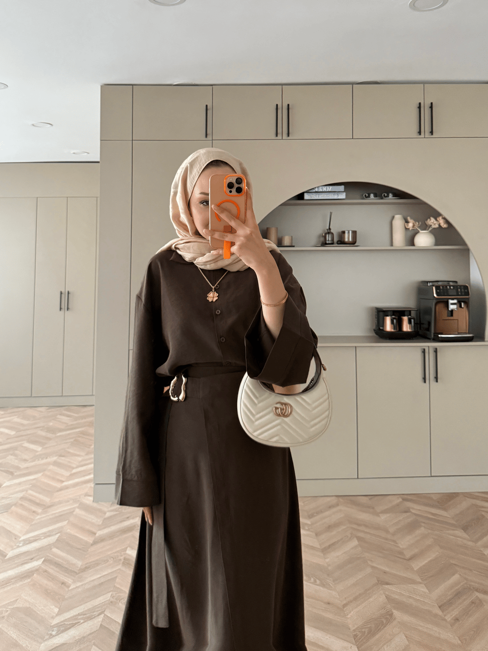 Ashley Modal Etekli Takım Acı Kahve (2302)