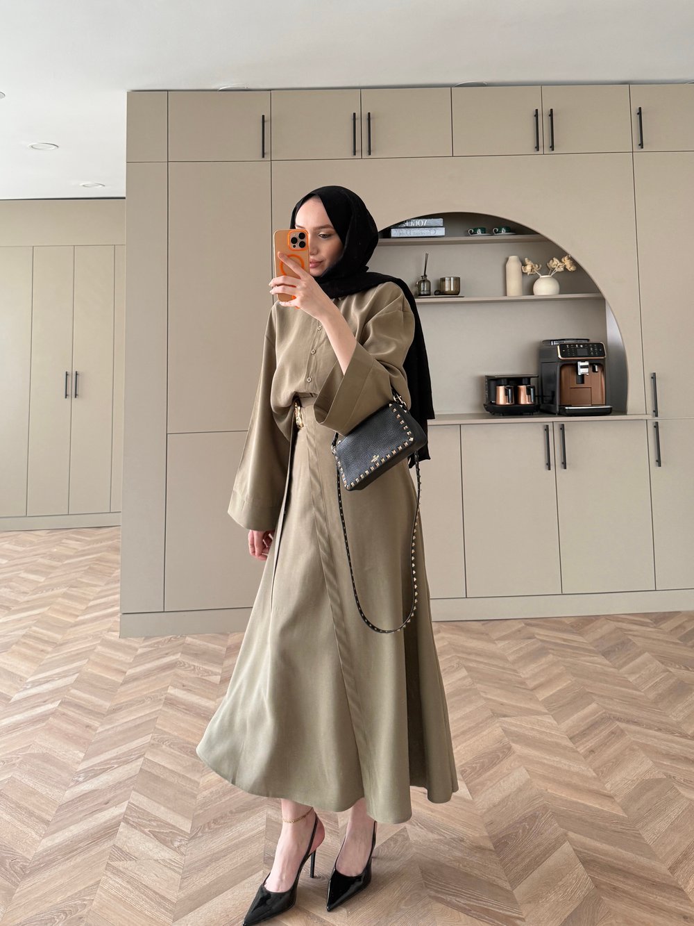 Ashley Modal Etekli Takım Haki (2302)         