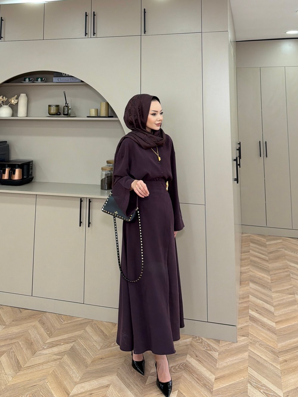 Ashley Modal Etekli Takım Mürdüm (2302)