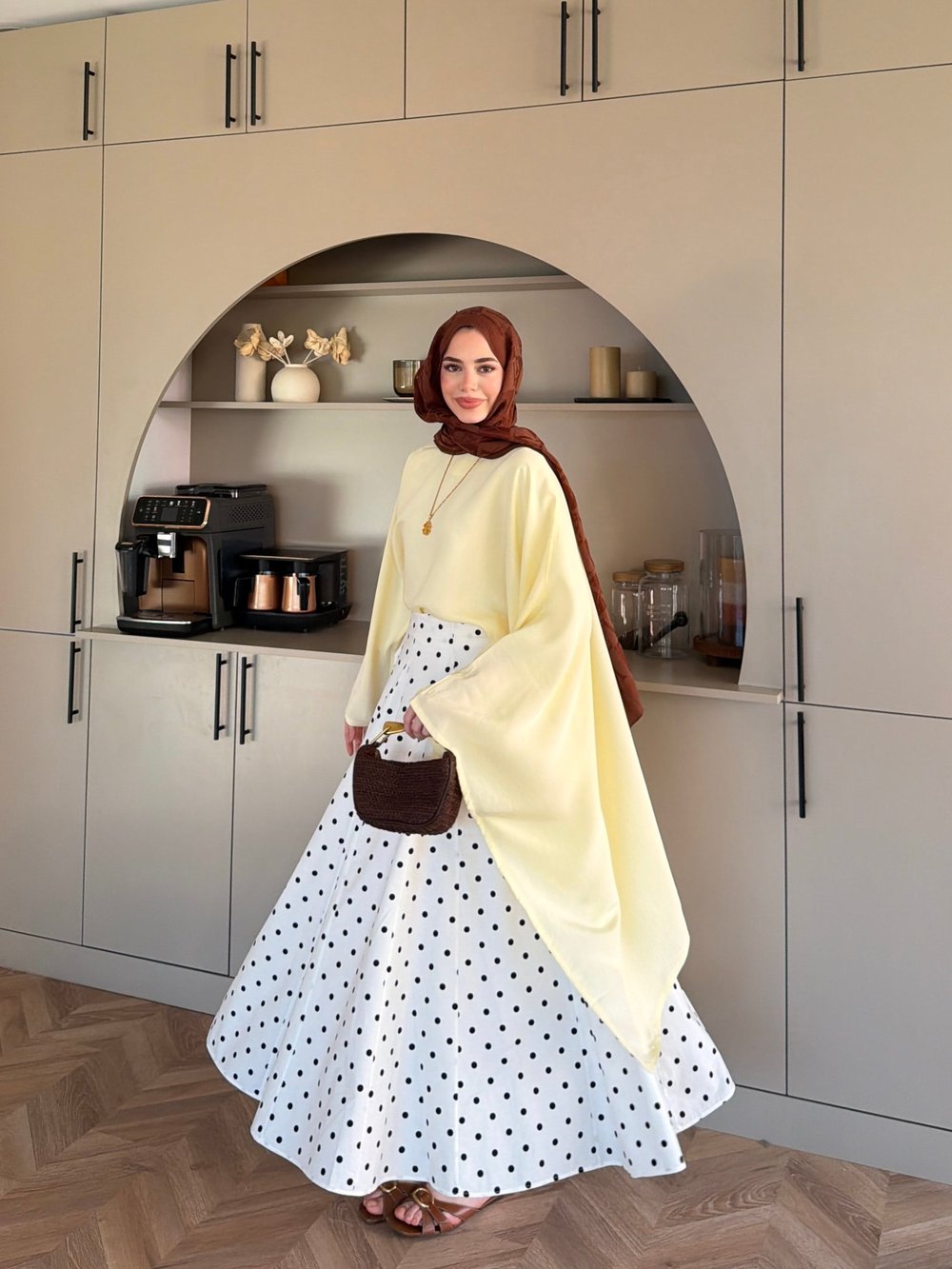 Asya Asimetrik Kesim Bluz Sarı (4509)