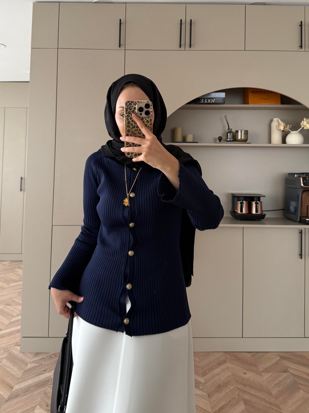 Aura Hırka Lacivert