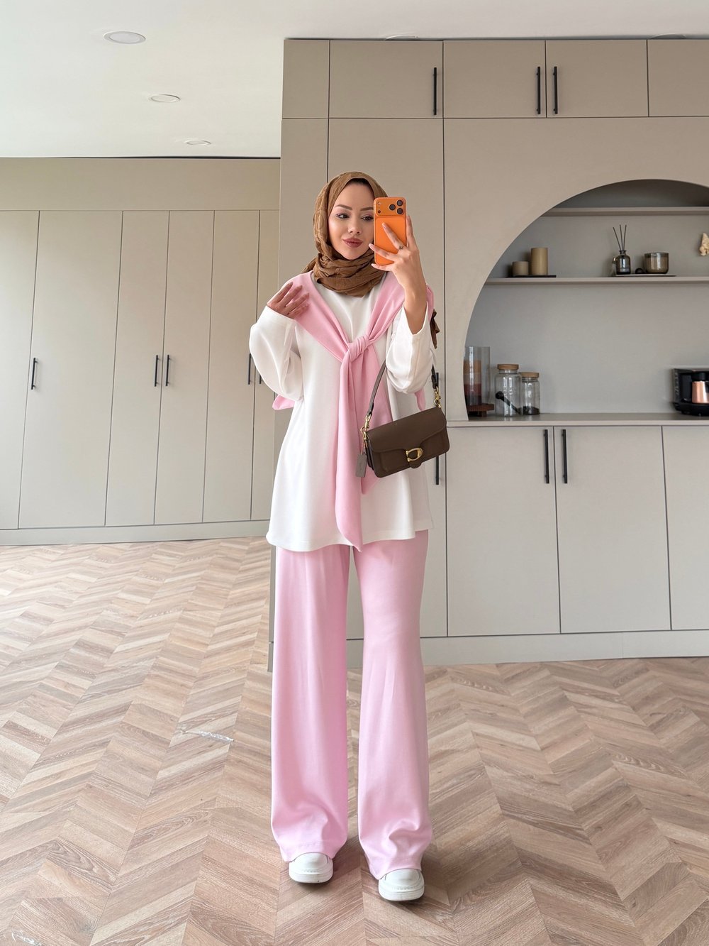 Blush Atkılı Eşofman Takım Pembe 