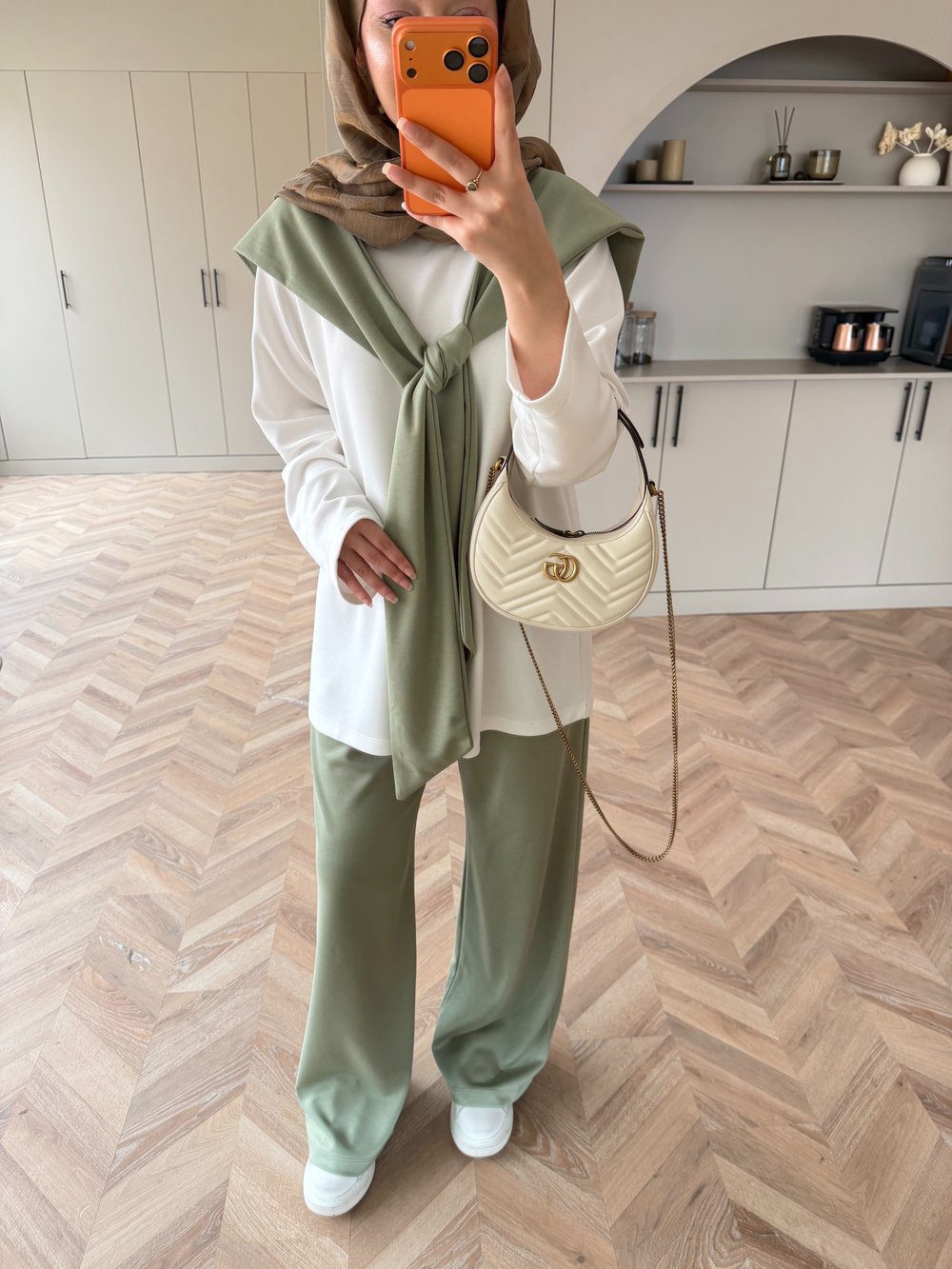 Blush Atkılı Pantolon Takım Haki 
