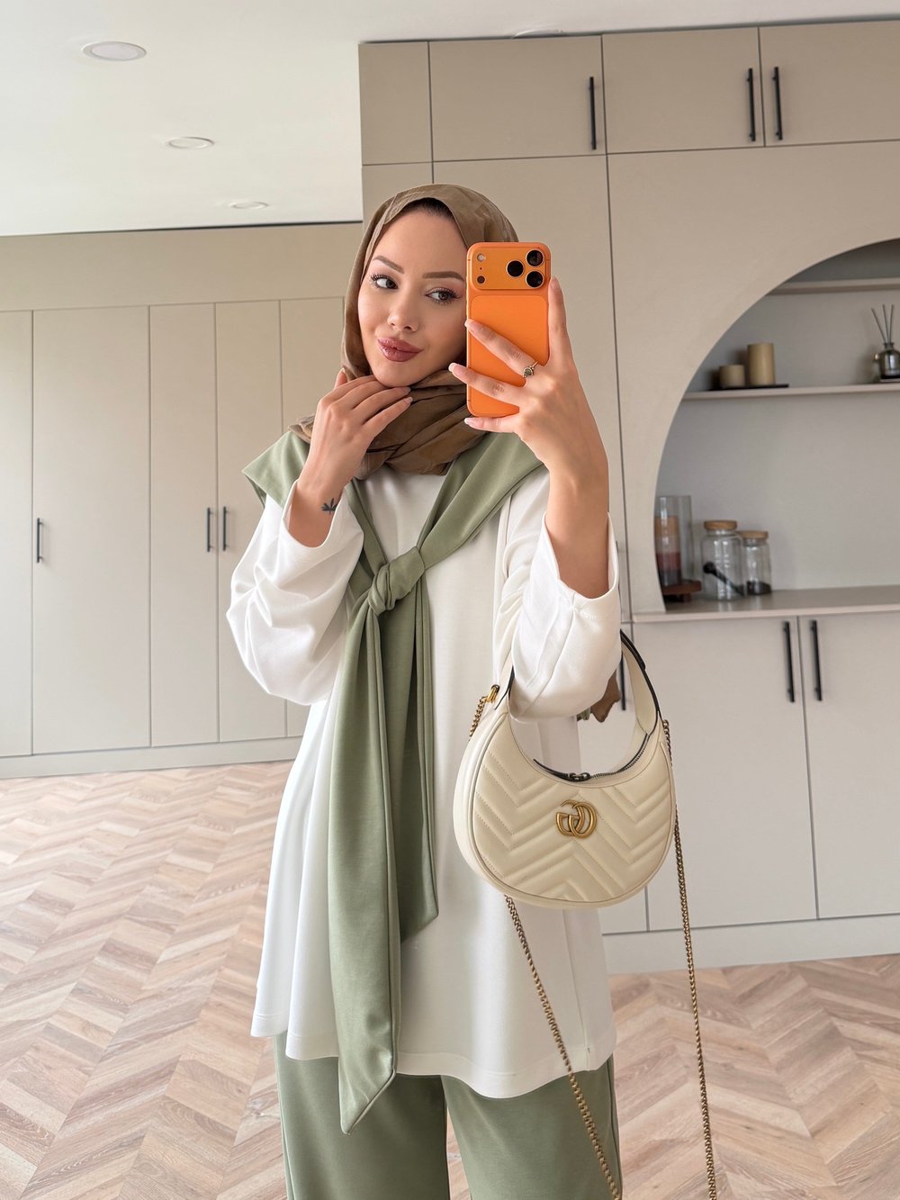 Blush Atkılı Pantolon Takım Haki 