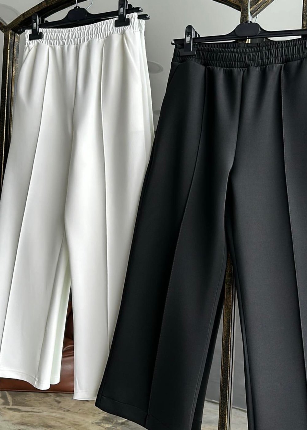 Çımalı Scuba Pantolon Beyaz