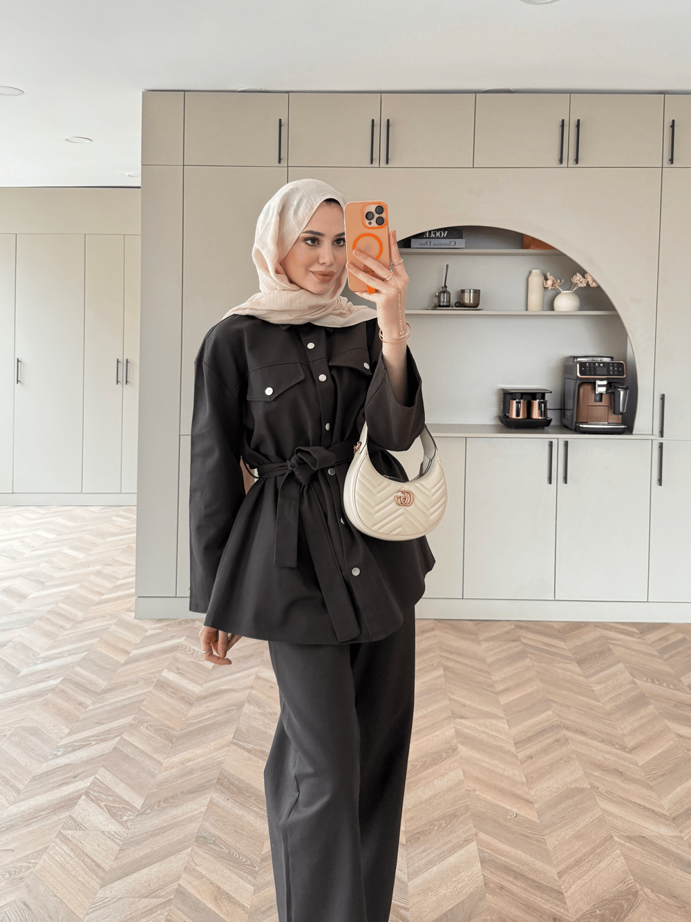 Connel Çıtçıtlı Pantolonlu Takım Acı Kahve (2332) 