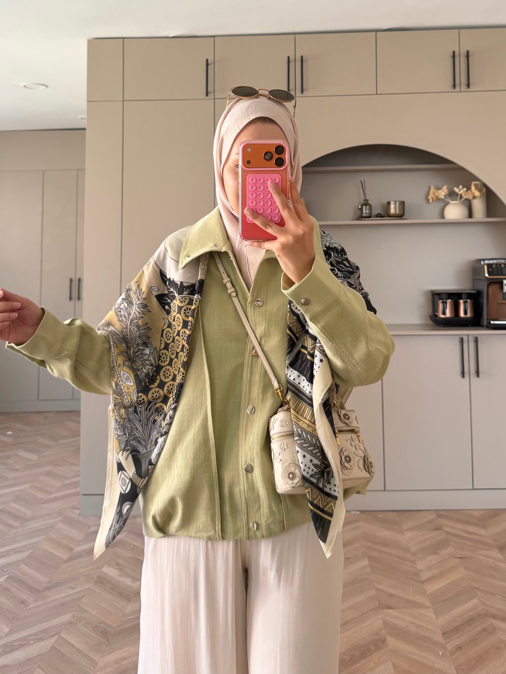 Coss Keten Ceket Çağla Yeşili (3151)