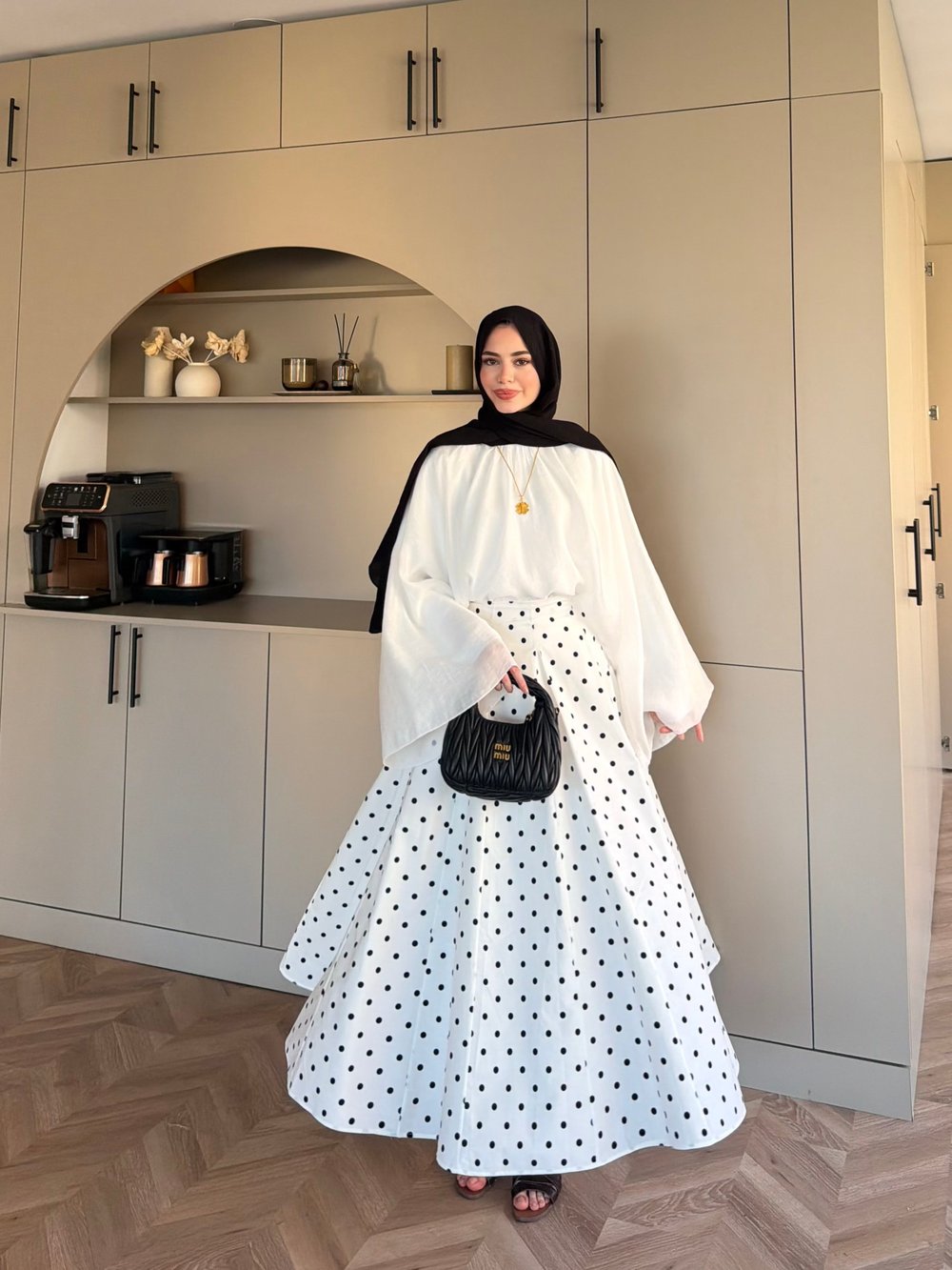 Creamy Yarasa Kollu Bluz Ekru (3026)