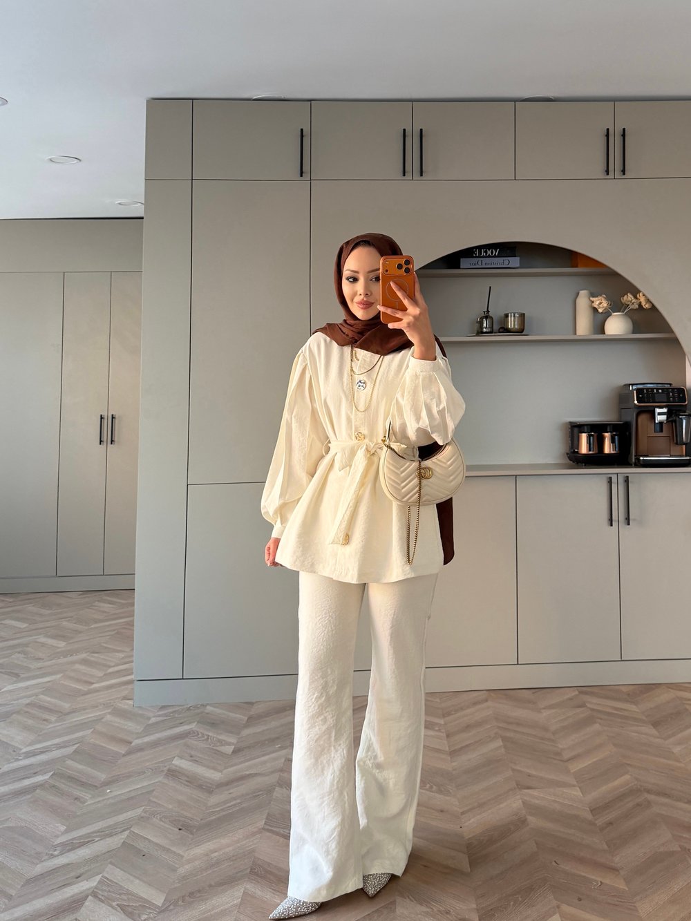Daily Düğmeli Cupra Takım Ekru (2238)