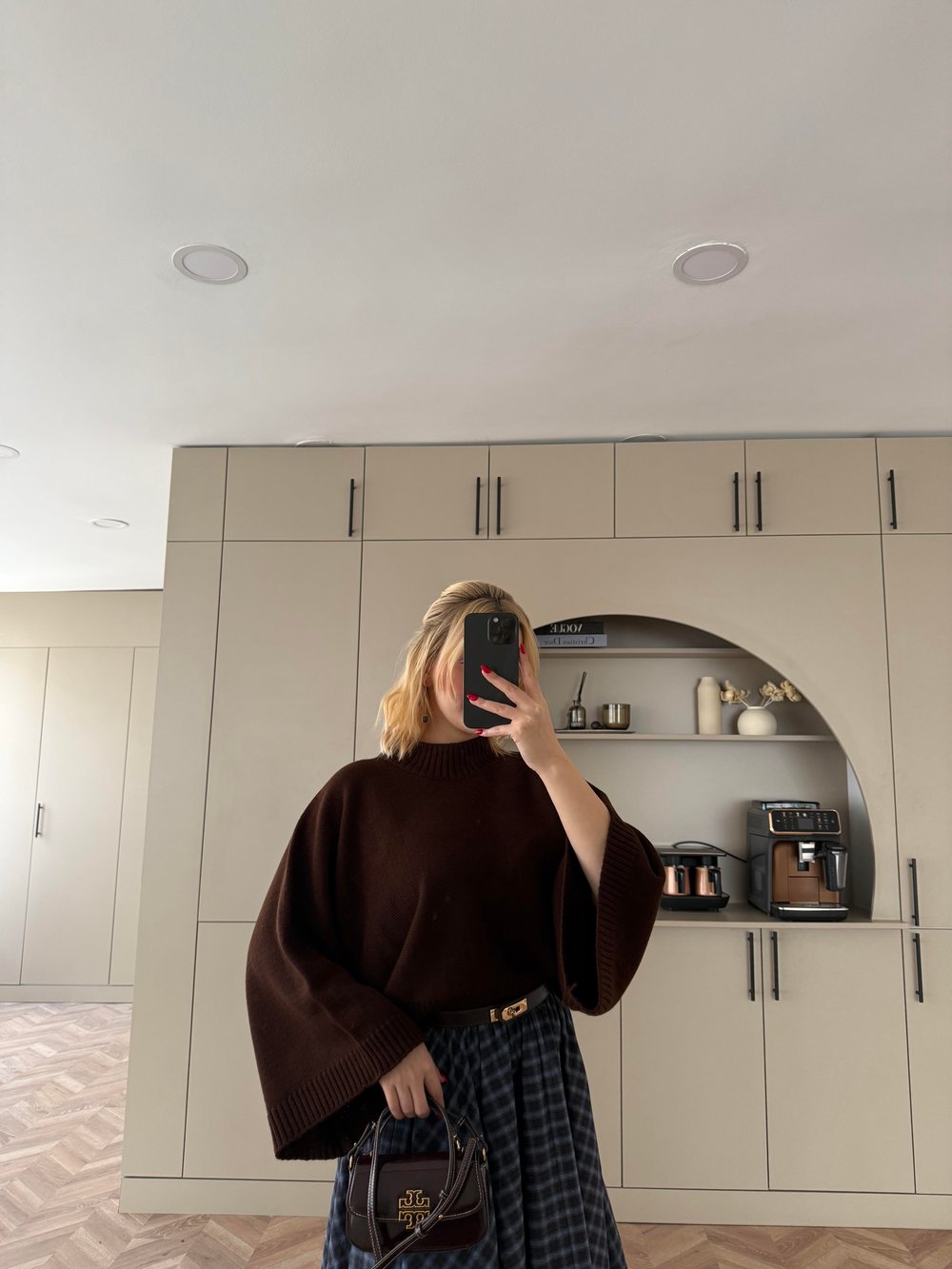 Dali Ekose Etek Kahve-Mavi 19