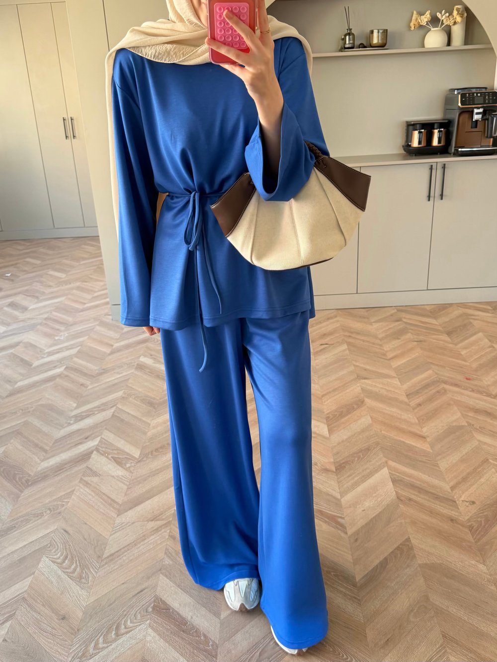 Echo Oysh Pantolonlu Takım Saks (4546)