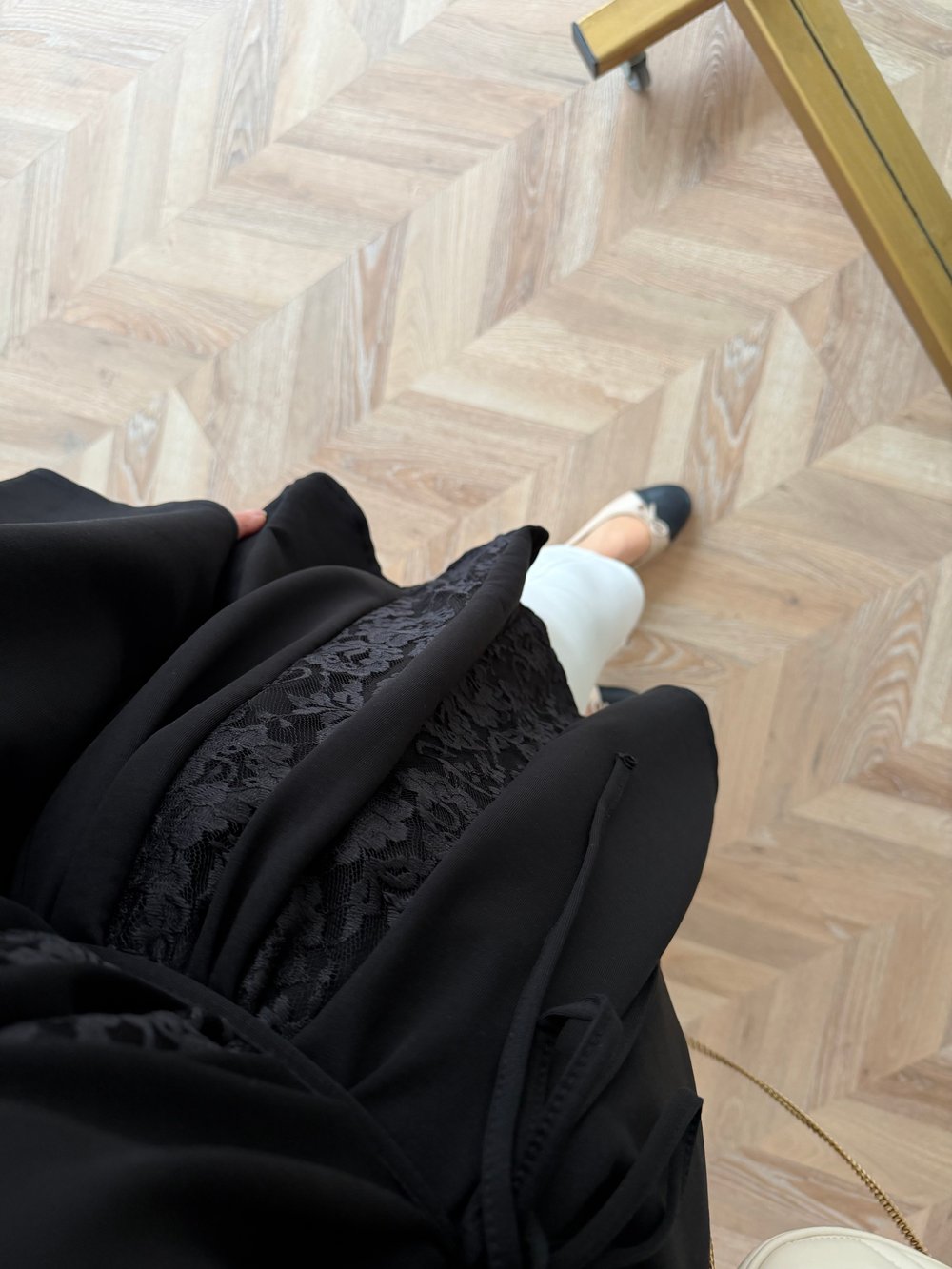 Ela Dantel Detaylı Sweat Siyah (3597)
