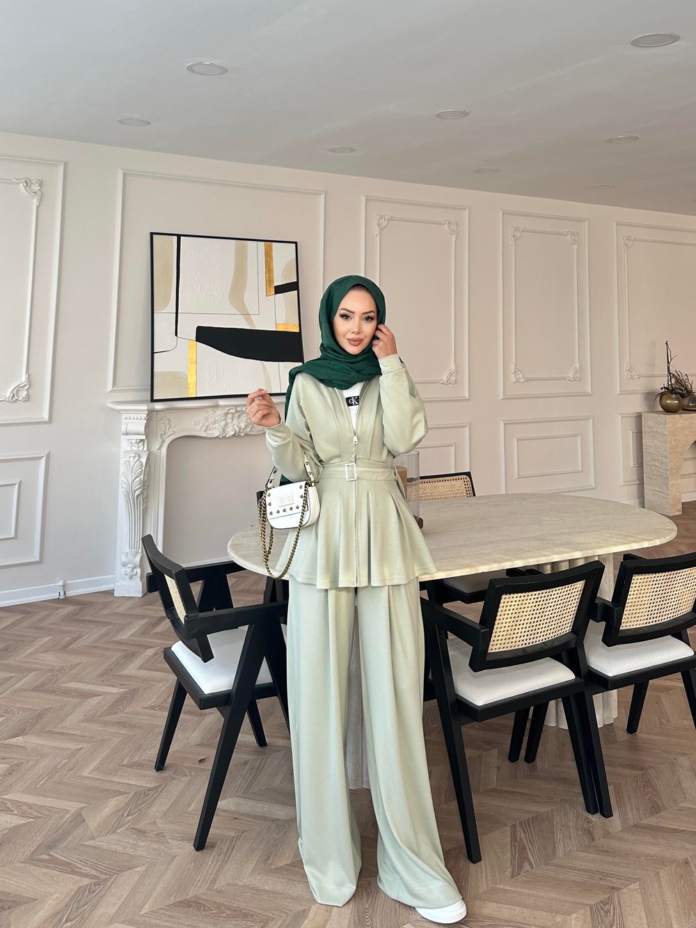 Elina Oysh Takım Su Yeşili
