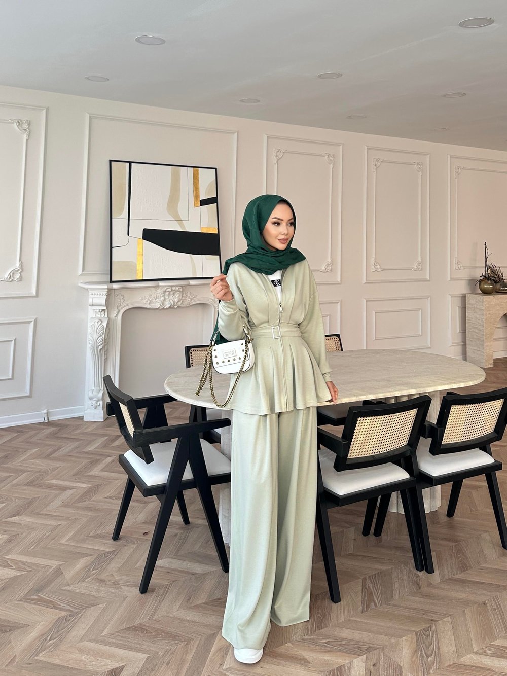 Elina Oysh Takım Su Yeşili