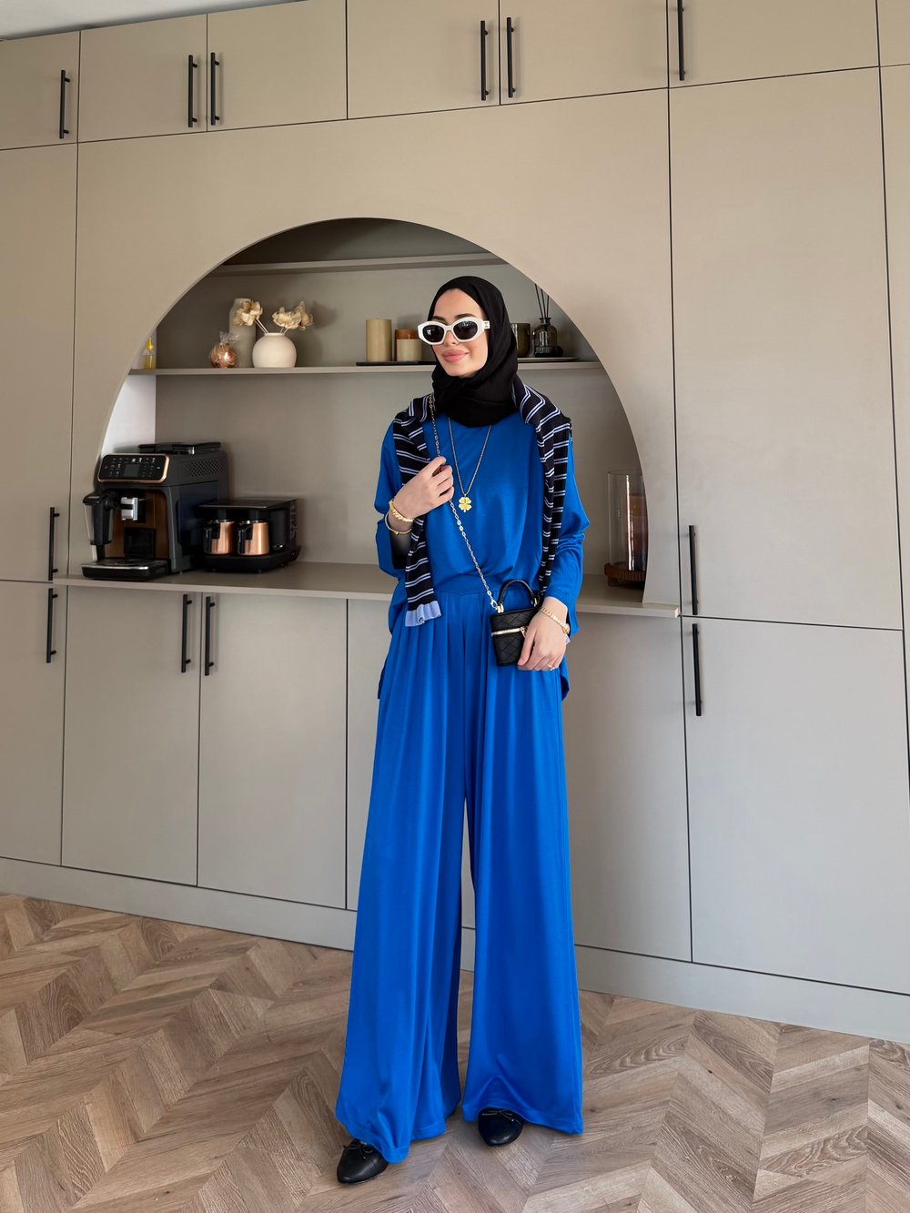 Emila Oysh Eşofman Takım Saks (2372)