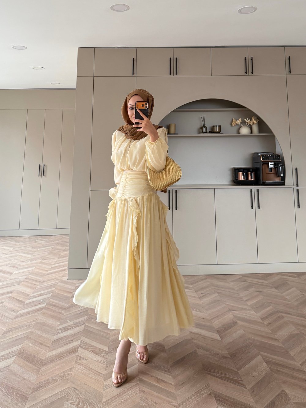 Estelle Tül Etekli Takım ButterYellow (8055)