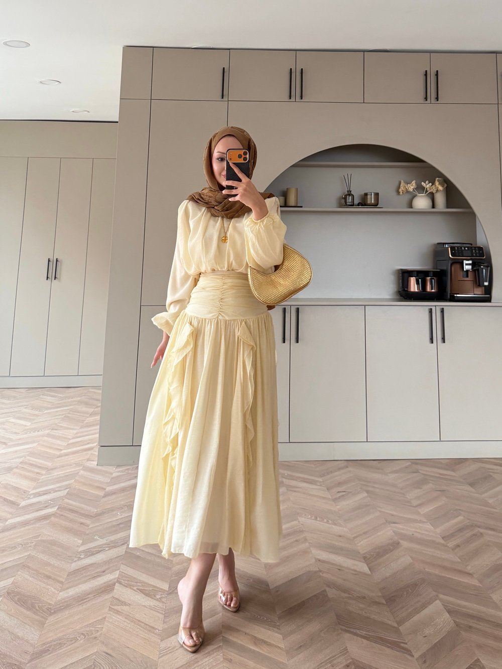 Estelle Tül Etekli Takım ButterYellow (8055)