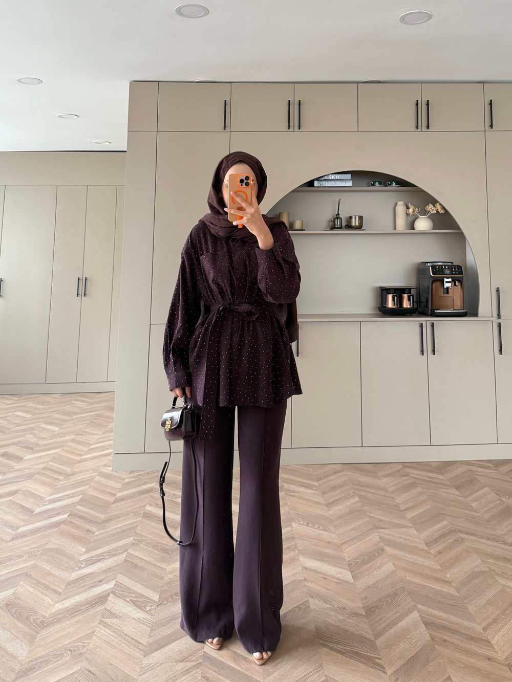 Fiola Taşlı Takım Mürdüm (4404)