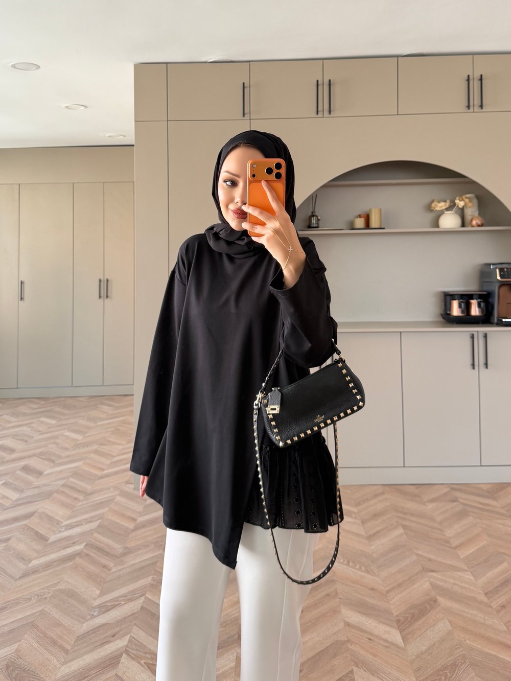 Fisto Detaylı Sweat Siyah (3525)