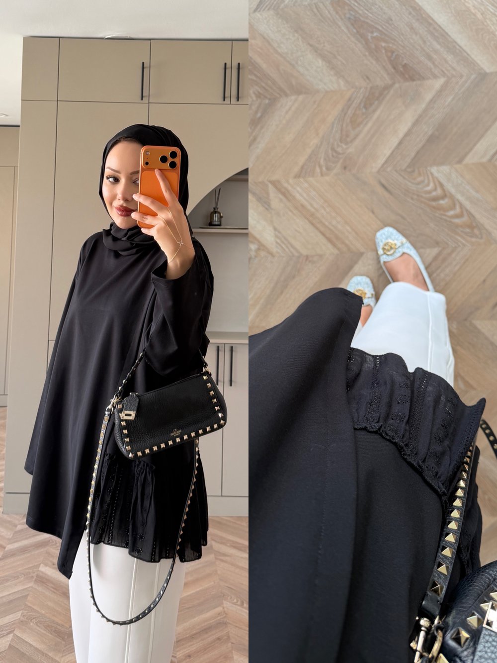 Fisto Detaylı Sweat Siyah (3525)