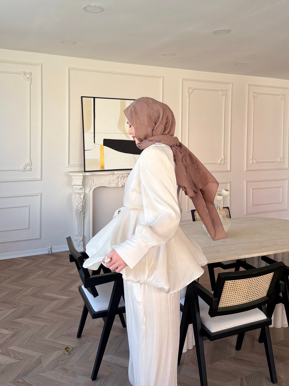 Flora Janjan Pantolon Takım Bej (5787)