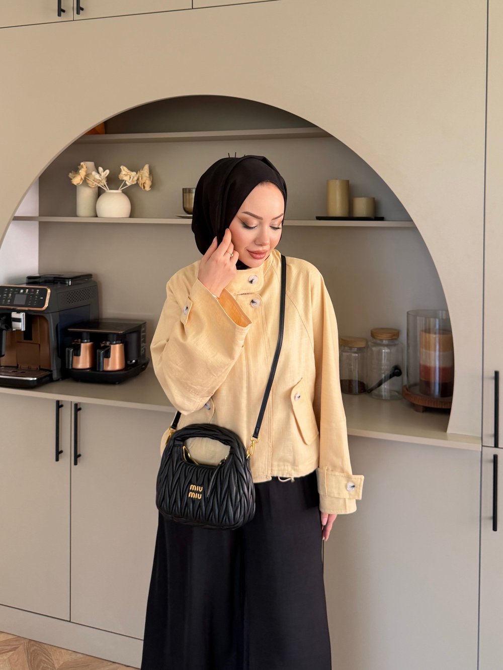 Fresia Kısa Trenç ButterYellow (846)