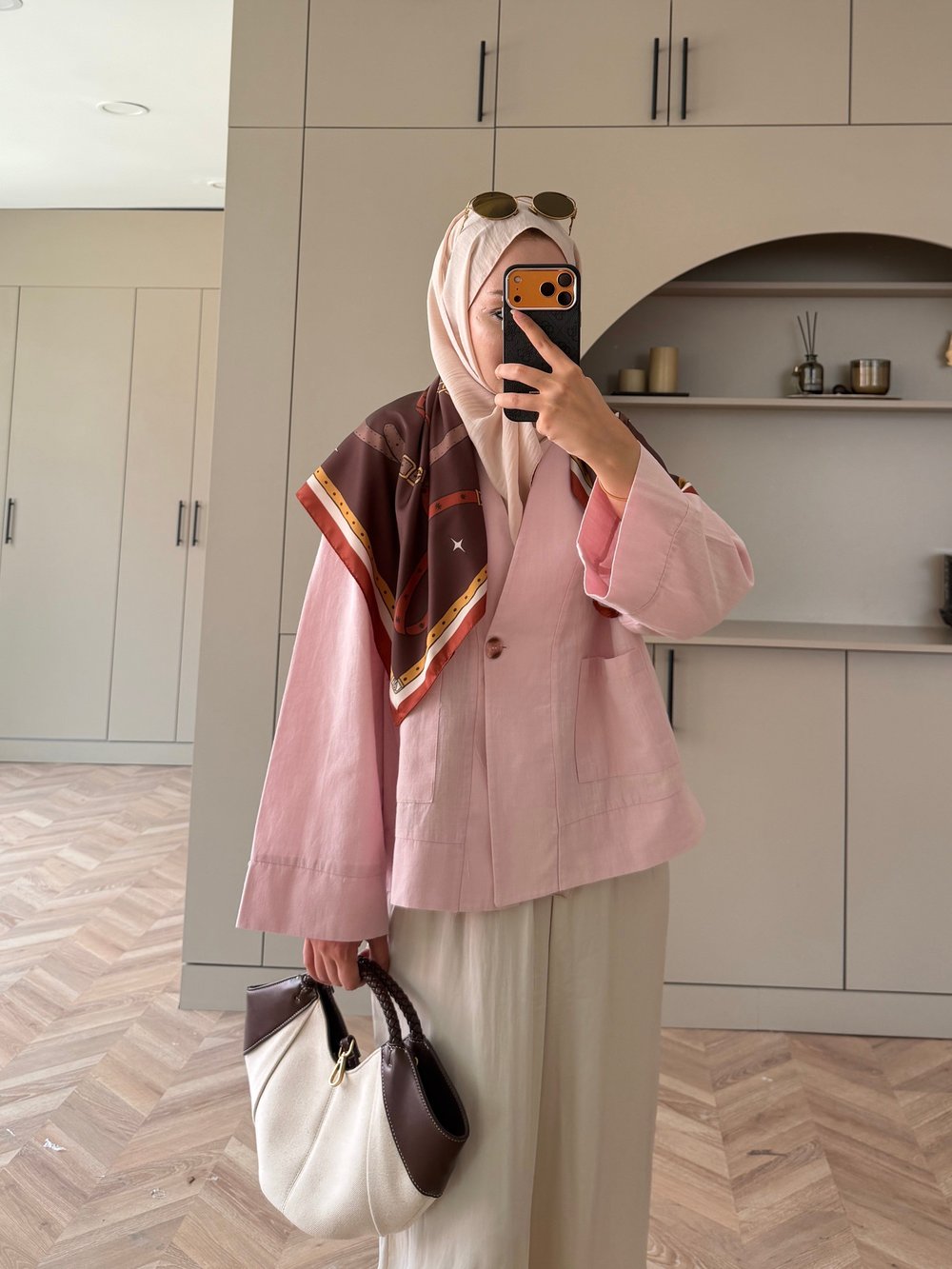 Front Düğmeli Bluz Pembe (5461)