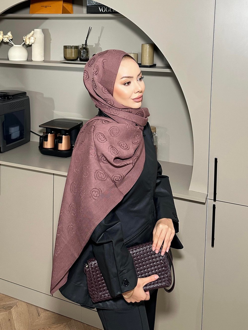 Gül Kurusu E Desen Naia Şal