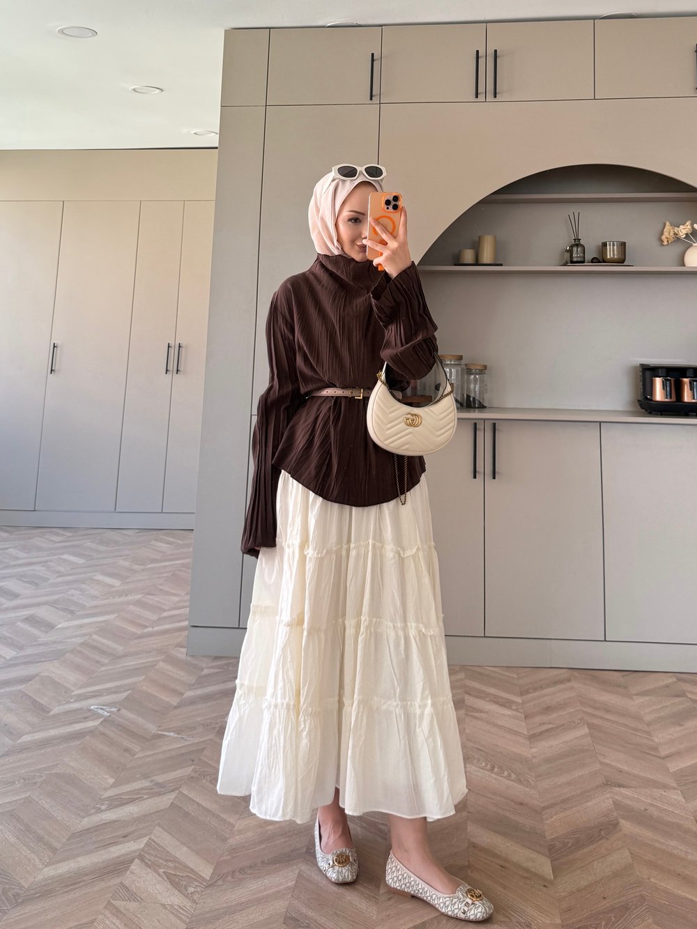 Katia Krinkıl Bluz Kahve