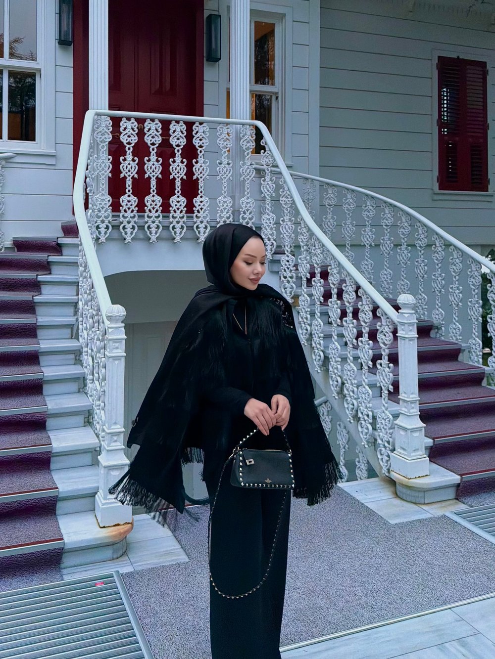 Lara Püsküllü Pantolonlu Takım Siyah (5728)