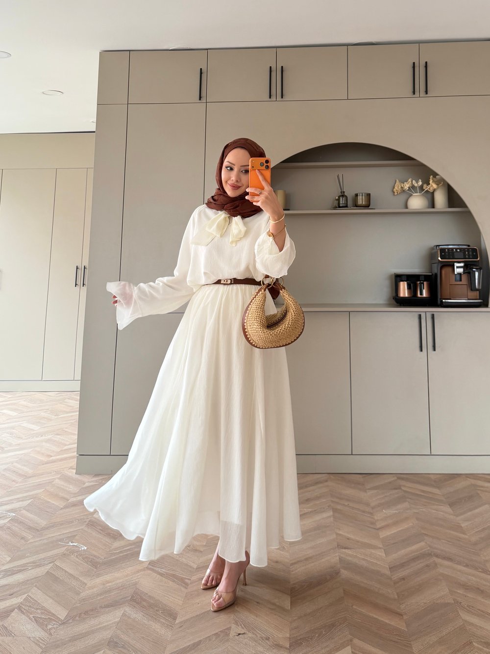 Loly Bağlamalı Etekli Takım Beyaz (3367)