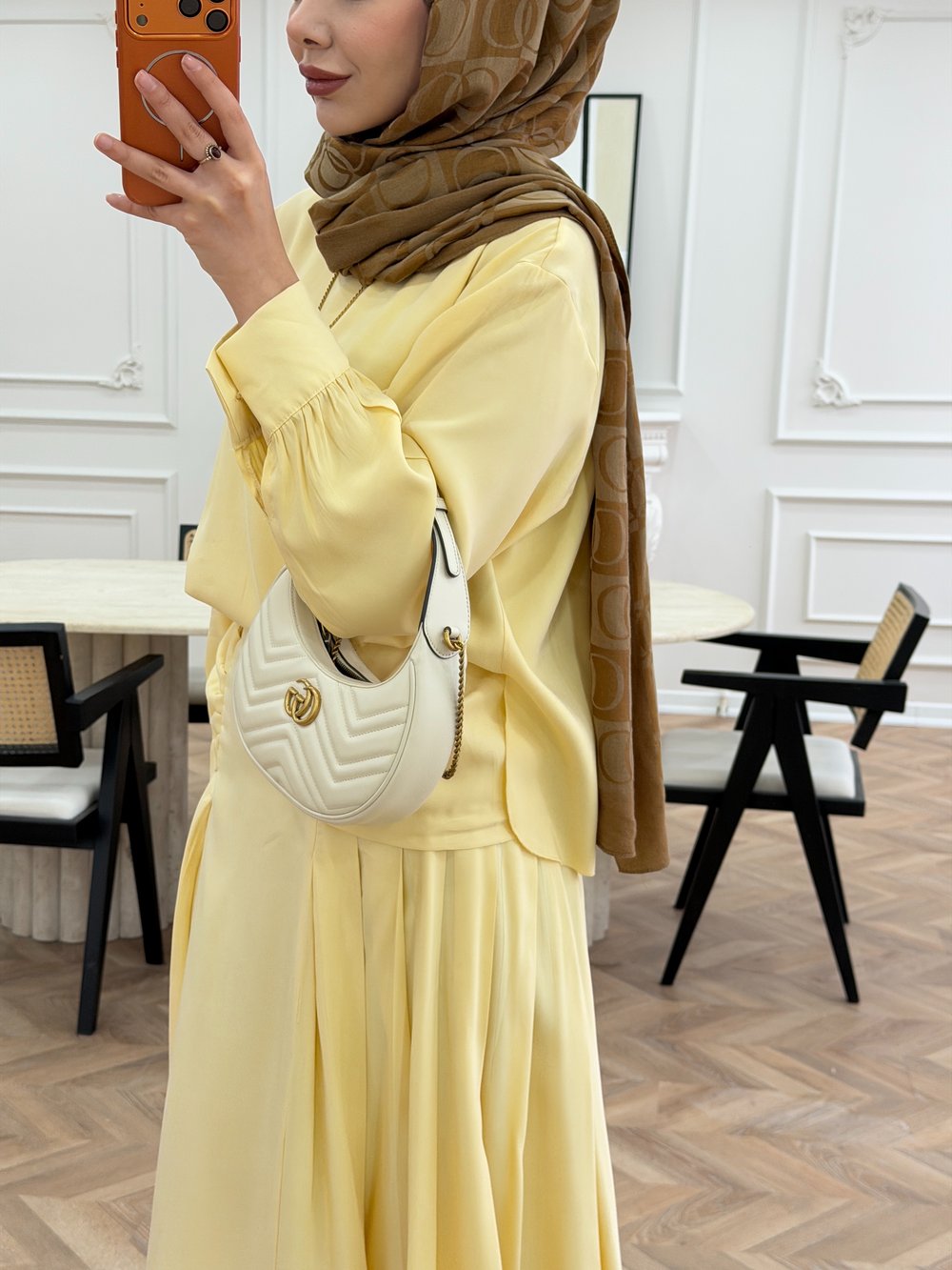 Lulus Modal Etekli Takım ButterYellow (5732)