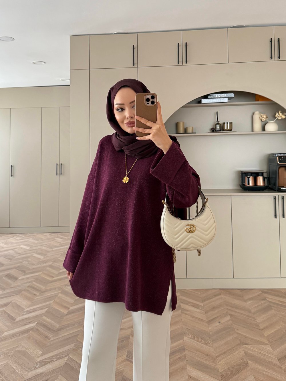 Maya Simli Merserize Kazak Mürdüm