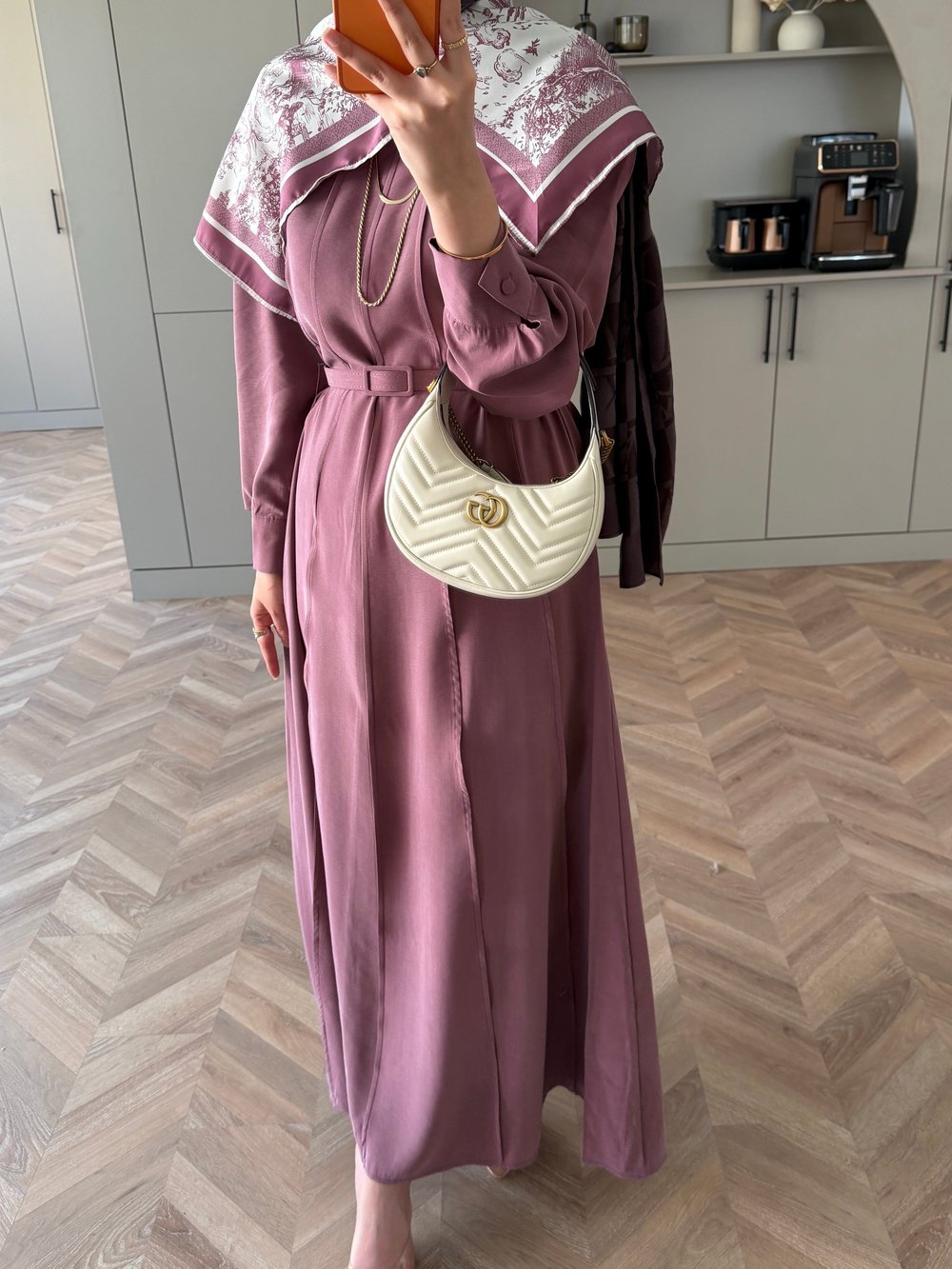 Mehrab Modal Elbise Gül Kurusu (3018)