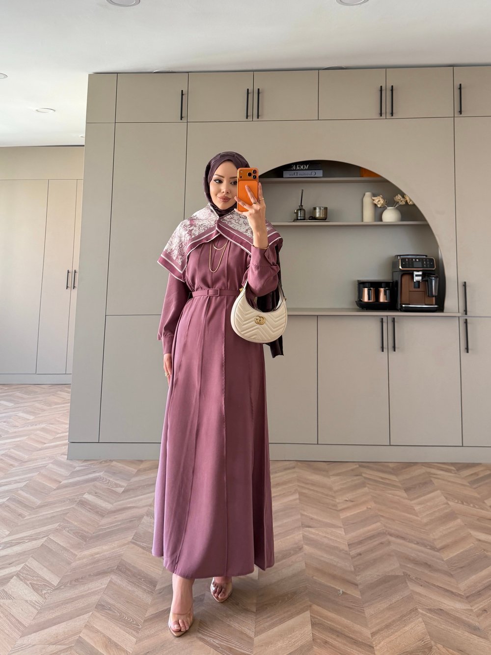 Mehrab Modal Elbise Gül Kurusu (3018)