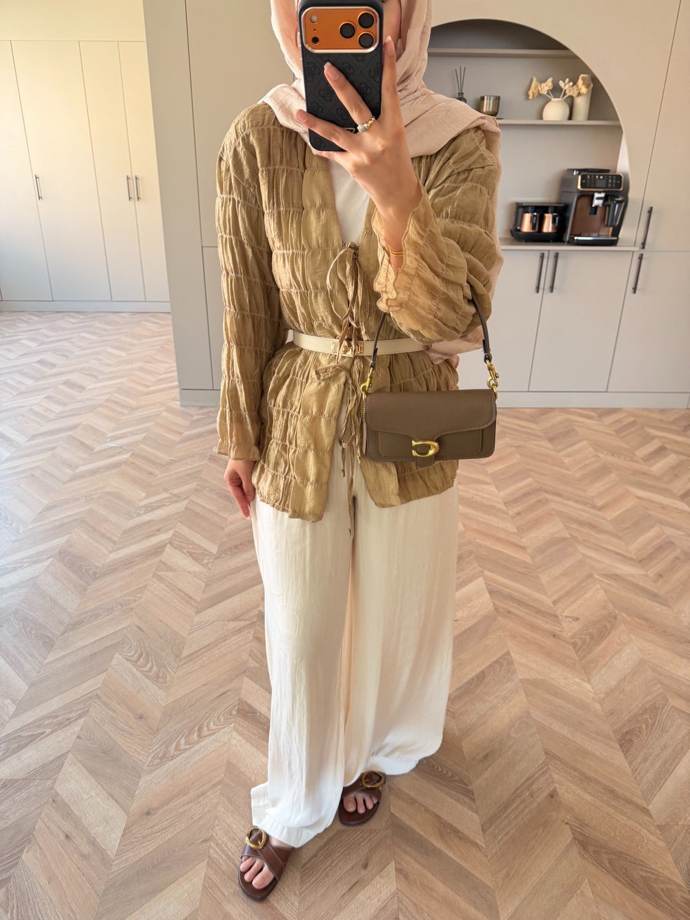 Mela Bürümcük Kimono\Gömlek Haki (3095)